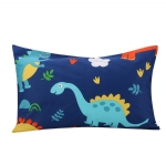 Cloele Baby Bedding Set-Milk Fiber Standard Size 3 Piece Crib Bedding Set,Soft Toddler Bedding-Includes Toddler Pillowcase,Crib Sheet,Baby Blanket-Dinosaur Design for Boys and Girls