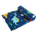 Cloele Baby Bedding Set-Milk Fiber Standard Size 3 Piece Crib Bedding Set,Soft Toddler Bedding-Includes Toddler Pillowcase,Crib Sheet,Baby Blanket-Dinosaur Design for Boys and Girls