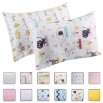 Kids Toddler Pillowcases,Baby Pillow Case,Cloele 2 Pcs Travel Pillowcases Set 100% Cotton Pillow Cover Fits 13x18,Envelope Pillowcase Soft Bedding Small Pillow Cover for Baby Pillows(Cat＆Lion)…