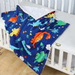 Cloele Baby Minky Blanket - Ultra Soft Escalate Size 33 x 42 Inch - Plush Mink Double Layer Fleece Fabric for Newborns Toddler Bedding Blanket Baby Swaddle Blanket - Dinosaur