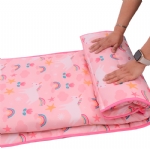 Cloele Toddler Nap Mats for Preschool,Unicorns Nap Sack for Daycare with Removable Pillow and Minky Blanket - 53 x 21 Kid's Slumber Bags for Girls Kindergarten,Camping Travel